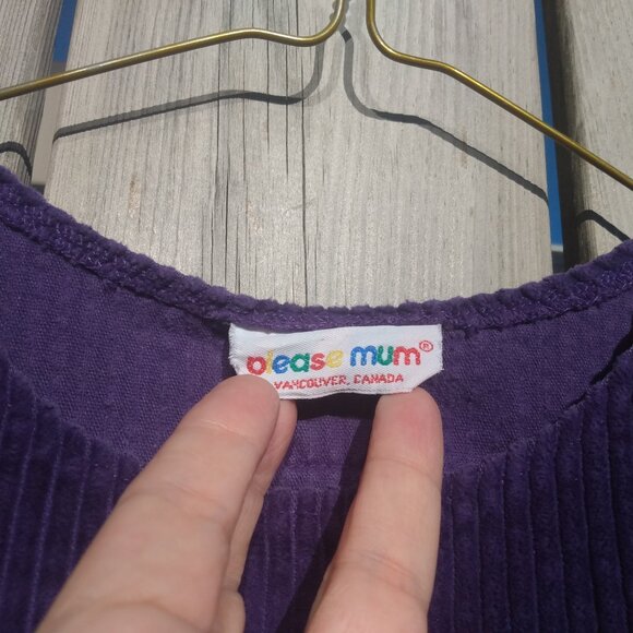 Vintage Baby Corduroy Dress PLEASE MUM Sleeveless Jumper - Picture 2 of 13